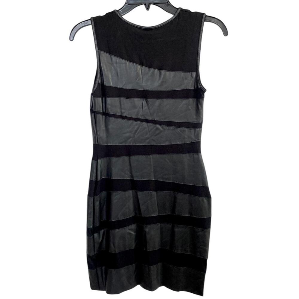 Bailey 44 Bodycon Faux Leather Mini Dress X-Small - Picture 4 of 7